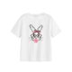 thumbnail image 3 of Camiseta para mujer Tops de verano Camiseta con cuello redondo para uso diario Viaje de mochilero Mujer M, 3 of 7