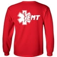 thumbnail image 3 of Fair Game Star of Life EMT Long Sleeve Shirt Emergency Medical Technician-Red-Small, 3 of 5