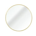 thumbnail image 6 of 32" Round Wall Mirror,Modern Circle Mirror Hanging or Wall Mounted,Gold, 6 of 9