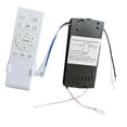thumbnail image 1 of Kit de control remoto universal para ventilador de techo, accesorio profesional liviano de repuesto, multiusos, ajuste de temporización de 6, 1 of 8