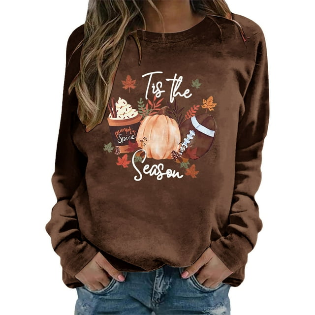Chandail à Capuche Sans Capuche pour Femmes Mode Décontractée Confortable Chandail Imprimé Lettres Anglaises, Taille:S