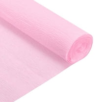 Uxcell Crepe Paper Roll Crepe Paper Decoration 5 ft Long 20" Wide Pink