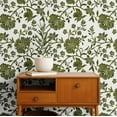 thumbnail image 2 of S4Sassy Peel & Stick Vinyl Wallpaper, Traditional Botanical Wallpaper Contact Paper Waterproof - Green, 25"X 360", Textured Finish, Removable Wall Covering For Home Decor In Bedrooms, Cabinets, 2 of 7