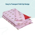 thumbnail image 3 of Wildkin Pink and Gold Stars Child, Toddler Preschool, Kindergarten Rest Mat Cover in Pink for Girls, Features 100% Cotton, Fits vinyl rest mats up to 48 inches, 3 of 8