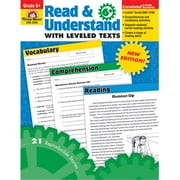 Evan-Moor Book Read and Understand with Leveled Texts Stories and Activities, Multiple Grades