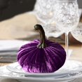 thumbnail image 4 of Flocking Artificial Pumpkin Fake Foam Pumpkin for Fall Autumn Halloween Decor, 4 of 8