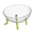 thumbnail image 2 of Cama para gatos de acrílico con cápsula espacial, juguete resistente, centro de actividades, práctico, fácil de limpiar, versátil, adorno de regalo, Verde, 2 of 8