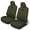 Green, variant on BDK UltraFit Waterpoof Car Seat Towel Cover, Black Trim – Washable Sweat Seat Protector, Ideal for Gym Swimming Surfing Running Crossfit, Fits Most Auto Truck Van and SUV
