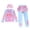 1-Purple1716, variant on Tiijoy Toddler Girls Long Sleeve Rash Guard Pants Swim Cap Swimsuit UPF 50  Bathing Suit, 3-Piece, Sizes 3-14