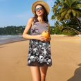 thumbnail image 3 of Lsque The Binding of Isaac Pattern Summer Dresses for Women – Sleeveless T-Shirt Swing Sundress, Perfect for the Beach and Casual Days, 3 of 6