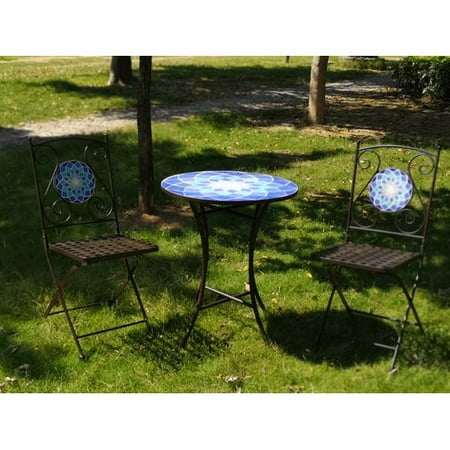 Bloomsbury Market Vernell 3 Piece Bistro Set