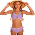 thumbnail image 3 of Mnyotv Girls Bikini set Two Piece Swimsuits With Chest Pad V-Neck Bathing Suits summer beach Swimwear, 3 of 6