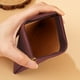 thumbnail image 4 of Pequeño Monedero Burdeos, Monedero de Monedas Portátil, Monedero de Monedas con Cierre Automático, Organizador de Cuero Falso, Bolso, Bolsillo para Transportar Monedas, Bolsillo para Joyas Conveniente, 4 of 6