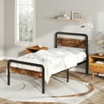 thumbnail image 4 of Lutown-Teen 18 Inch Twin XL Bed Frames with Wood Headboard and Footboard, Twin XL Platform Bed Frame No Box Spring Needed, 4 of 5