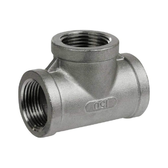 Conexión para manguera Smith Cooper Tee, 2 pulgadas, hembra, Sch40 SS