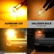 thumbnail image 3 of Bombillas de señal de giro Auxbeam 1156 P21W BA15S Amber Yellow 12V, 3 of 7
