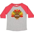 thumbnail image 3 of Inktastic Thanksgiving Day Turkey Football Fan Boys or Girls Toddler T-Shirt, 3 of 5