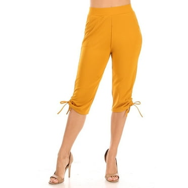 High Waisted Cropped Pants For Women