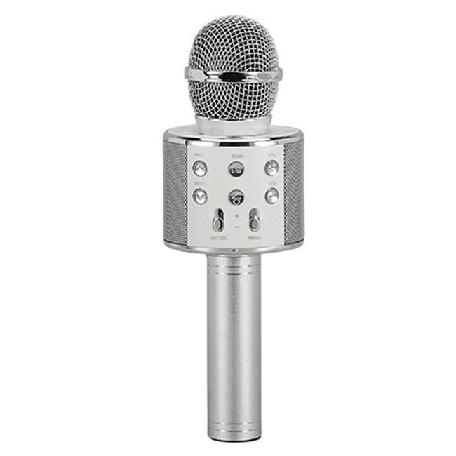 Supersonic® Microphone With Builtin Hifi Speaker (silver) Walmart