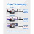 thumbnail image 4 of Estación de acoplamiento USB C con doble monitor 12 en 1 NewQ con alimentación, 4 of 9