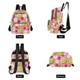 thumbnail image 4 of FORMRS Mini Backpack Purse for Women Travel Daypack Casual Shoulder Bag, Floral Raspberries, 4 of 7
