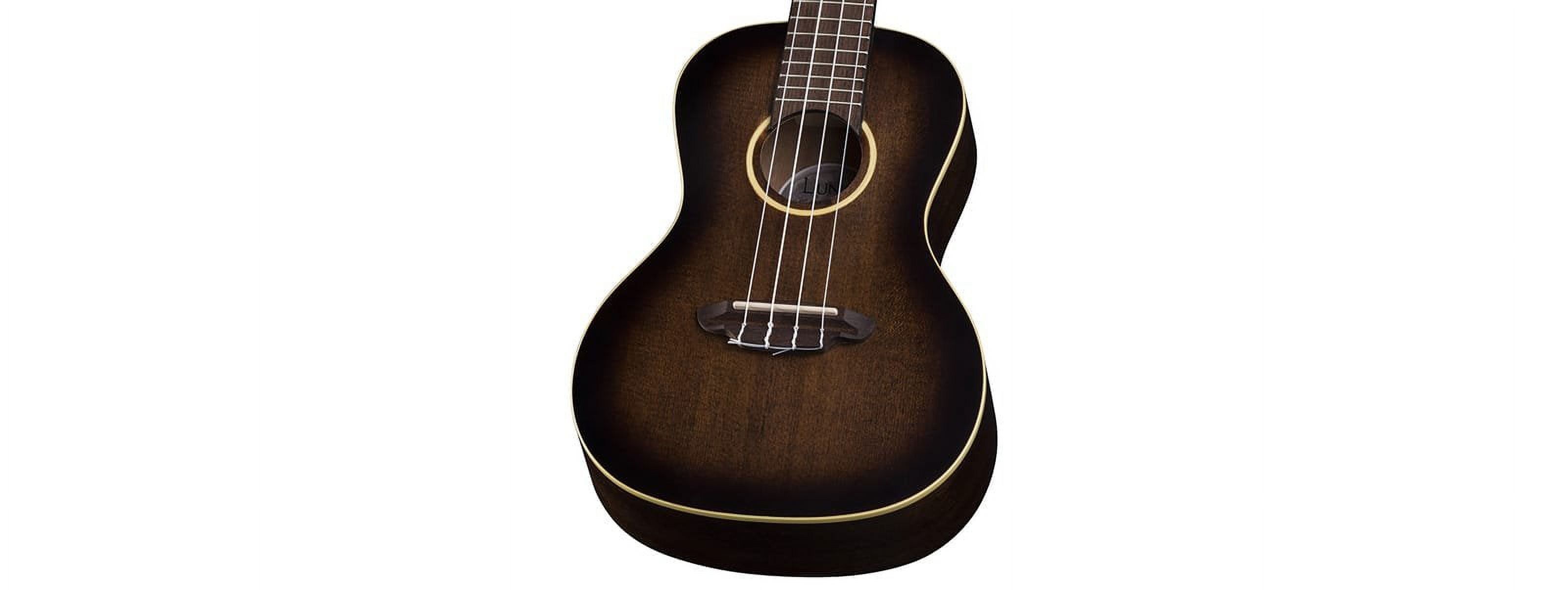 Luna Guitars 4-String Ukulele (UKE Art V C), Distressed Vintage Brownburst, 2.38 lb