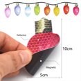 thumbnail image 4 of Scienceny Bombillas de Navidad para coche, pegatinas de cables, calcomanía decorativa, película reflectante, decoración de vacaciones, Ventana automotriz, 4 of 6