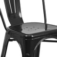 thumbnail image 6 of Bowery Hill 5 Piece Square Metal Dining Set in Black, 6 of 8