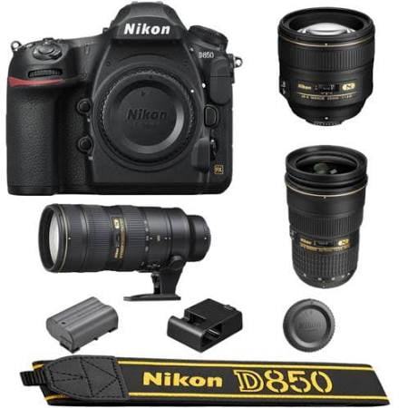 Nikon D850 Dslr Camera 85mm F 1 4g 24 70mm F 2 8g 70 0mm F 2 8g Ed Vr Ii Walmart Com Walmart Com Nikon D850 Dslr Camera 85mm F 1 4g 24 70mm F 2 8g 70 0mm F 2 8g Ed Vr Ii Walmart Com Walmart Com