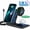 BLACK, variant on Portable 3-in-1 Wireless Charger Stand Phablet Fast Charging Station for iPhone 16 15 14 13 Pro Max Apple Watch 9 8 7 Airpods