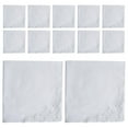 thumbnail image 3 of 12Pcs Wedding Hankies Bandanas White Handkerchief for Grooms Party Weddings style B, 3 of 9
