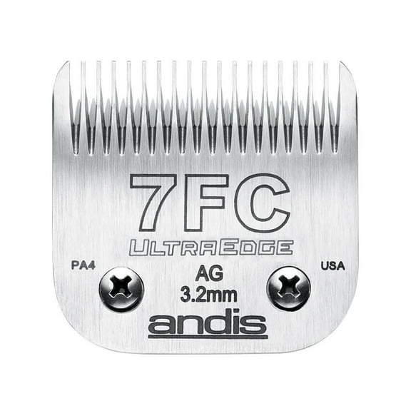 Professional High Quality Dog Grooming Ultra Edge Clipper Blades Choose Size (# 7FC Finish Blade = 3.2mm)