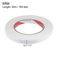 thumbnail image 2 of Unique Bargains Double-Sided Adhesive Tapes Paper Backing for DIY Arts Crafts Scrapbook 12mm, 2 of 5
