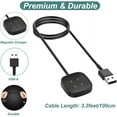 thumbnail image 5 of Charger for Fitbit Sense/Sense 2/Versa 3/Versa 4, Replacement Charging Cable Cord Magnetic Dock Stand for Fitbit Sense 1/2, Versa 3/4 Smartwatch, 5 of 7