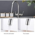 thumbnail image 4 of Kitchen Sink Faucet for Bar Farmhouse Commercial, Filter Kitchen Faucet, Hot Cold Water Mixer Crane, Pure Water Faucets, Deck Mounted Kitchen Sink Tap, 4 of 8