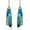 Blue Gold, variant on Women's Natural Stone Earrings Boho Triangle Drop Earrings