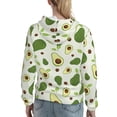 thumbnail image 2 of Hoodies for Women - green avocado Comfrt Colour Drawstring Women'S Fashion Hoodies & Sweatshirts, Fall Outfits Clothes for Women 2024 Pullover with Kangaroo Pocket, 2 of 7