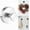 Silver, variant on Surpdew Suction Cup Hooks For Wreaths On Glass, 2025 New Model No-Drill Suction Cup Hook, Suction Cup Hooks Wreath Hangers, Metal Hook For Showers, Bathrooms, Window Glass, Door, And Wall Black 1Pc