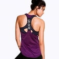 thumbnail image 1 of Chaleco de yoga y fitness de verano para mujer, blusa transpirable de secado rápido para correr, chaleco adelgazante suelto, 1 of 6