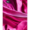thumbnail image 4 of Women's Satin Shawl-Collar Fit & Flare Dress Fuschia 10, 4 of 6