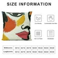 thumbnail image 5 of BCIIG Matisse Graphic Decorative Throw Pillow Cover for Home Couch Living Room Bed Sofa - Short Plush Pillowcase 1PC 20x20in, 5 of 5