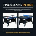 thumbnail image 3 of Hathaway Bandit Air Hockey Table, 5-ft, Black/Blue, 3 of 7