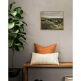 thumbnail image 3 of Drsoum Landscape Wall Art Vintage Classical Village Painting 11x14in Grassland Village Farmhouse Prints Room Decor - Natural Framed, 3 of 7