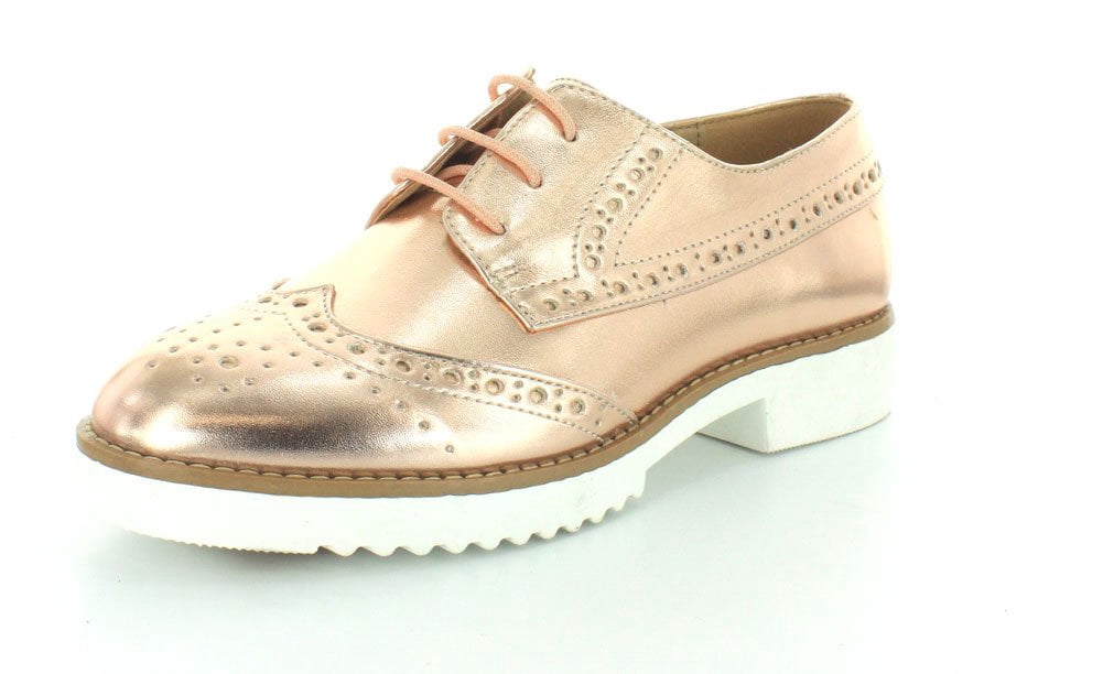 Wanted Brogue Style Oxford Shoes Rose 