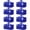 Blue, variant on Homaryx 8 Pack Extra Large Heavy Duty Moving Bags, Black Storage Totes with Zippered Lids and Reinforced Handles for Clothes, Dorm and Moving, Black