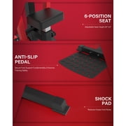 HeeH Deltoid Lateral Raise Machine: Shoulder Press Machine 4 Independent Arms 880LB Capacity Home Gym Strength Training Equipment Red