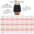 thumbnail image 6 of BALEAF Womens Shorts 5 Inches Quick Dry Running Gym Workout Active Wear with Zipper Pocket Navy Size S, 6 of 6
