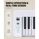 thumbnail image 5 of Teclado Piano Donner DP-06, 61 teclas, plegable, Bluetooth, blanco, 5 of 7