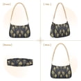 thumbnail image 7 of FORMRS Womens Shoulder Bag with Chain Strap Clutch Purse Cute Tote Handbag, Peacock Feathers Pattern, 7 of 7