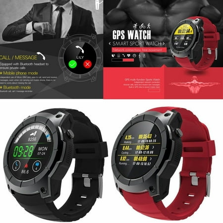Running Smart Watch GPS Sports Fitness Tracker Heart Rate Waterproof For